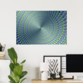 Hoofdpijn - Fractal Poster (Thuiskantoor)