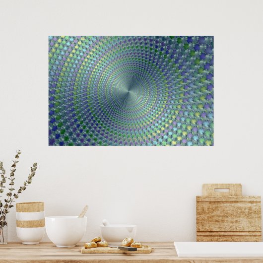 Hoofdpijn - Fractal Poster (Keuken)