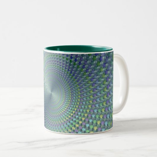 Hoofdpijn - Fractale Mok (Voorkant rechts)