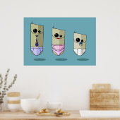 Hoofdpijn Inductie Poster (Keuken)