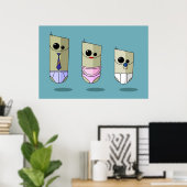 Hoofdpijn Inductie Poster (Thuiskantoor)