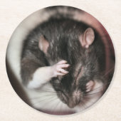 Hoofdpijn! Ronde Kartonnen Onderzetter (Voorkant)