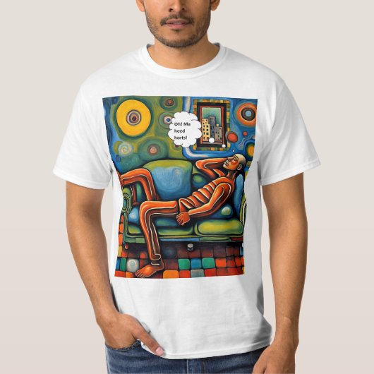 Hoofdpijn T-shirt (Voorkant)
