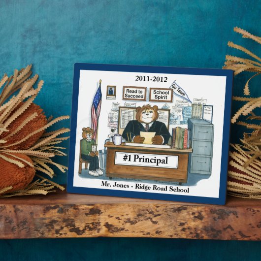 HoofdPlaque Fotoplaat (Zijkant)