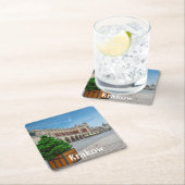 Hoofdplein in de oude binnenstad van Krakau, Polen Kartonnen Onderzetters (Insitu)