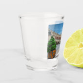 Hoofdplein in de oude binnenstad van Krakau, Polen Shot Glas (Links)