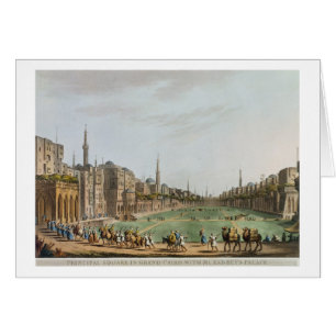 Hoofdplein in Grand Cairo, met Murad Bey's