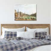 Hoofdplein in Grand Cairo, met Murad Bey's Canvas Afdruk (Insitu (Slaapkamer))