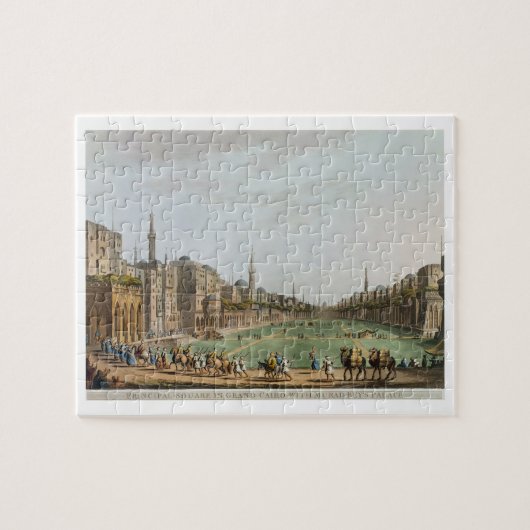 Hoofdplein in Grand Cairo, met Murad Bey's Legpuzzel (Horizontaal)