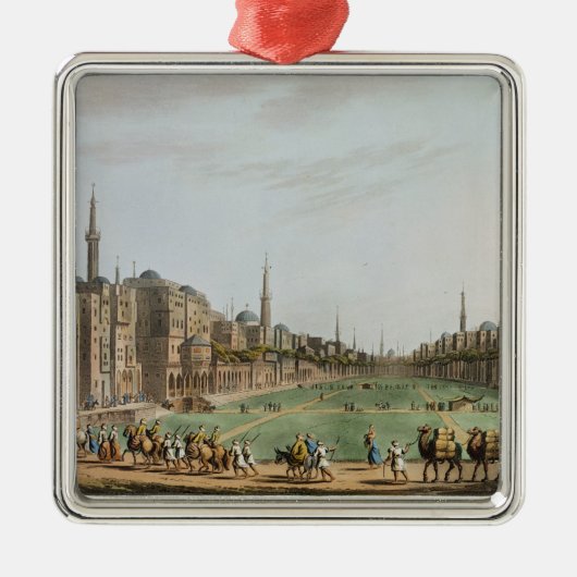 Hoofdplein in Grand Cairo, met Murad Bey's Metalen Ornament (Voorkant)