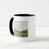 Hoofdplein in Grand Cairo, met Murad Bey's Mok (Voorkant links)