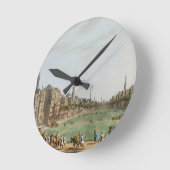 Hoofdplein in Grand Cairo, met Murad Bey's Ronde Klok (Hoek)