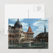 Hoofdplein - Komarno Briefkaart (Voorkant / Achterkant)