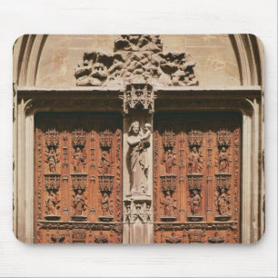 Hoofdportaal van de kathedraal van Saint-Sauveur Muismat