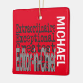 Hoofdredacteur van het USTOM Keramisch Ornament (Links)