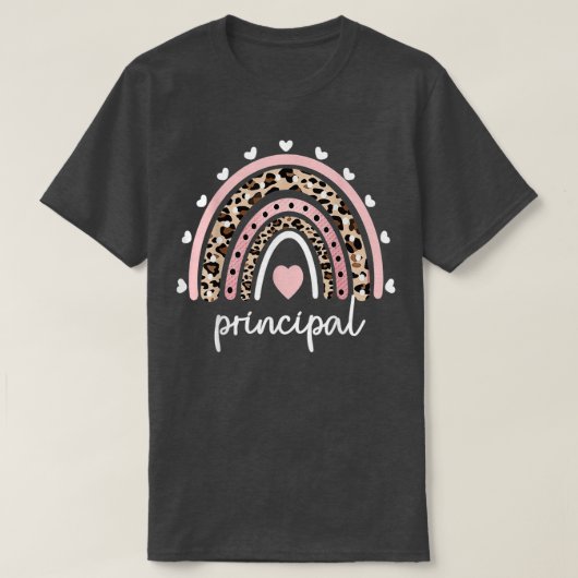 Hoofdredacteur van Rainbow T-shirt (Design voorkant)