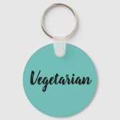 Hoofdring - Vegetarisch Ocean Blue Sleutelhanger (Voorkant)
