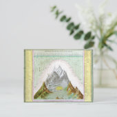 hoofdrivieren en bergen briefkaart (Staand voorkant)