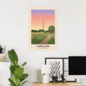 Hoofdroute Lange Afstand Wandelpad Reisposter Poster (Thuiskantoor)