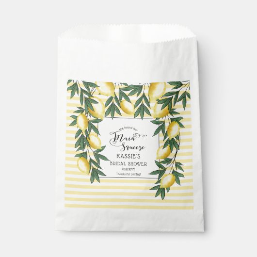 Hoofdrukreeftenleemons Tropisch Vrijgezellenfeest  Bedankzakje (Voorkant)