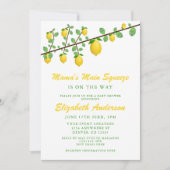 Hoofdrukregel Lemon Genderneutraal Baby shower Kaart (Voorkant)