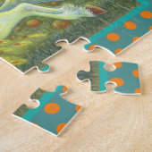 HOOFDSCHERM OP WITTE MULE PUZZZLE LEGPUZZEL (Zijkant)