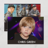 Hoofdschoenkaarten voor rackmodellen met twee zijd briefkaart (Voorkant / Achterkant)