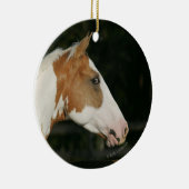 Hoofdschot 2 van het schilderpaard keramisch ornament (Rechts)