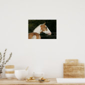 Hoofdschot 2 van het schilderpaard poster (Keuken)