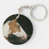 Hoofdschot 2 van het schilderpaard sleutelhanger (Achterkant)