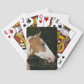 Hoofdschot 2 van het schilderpaard speelkaarten (Achterkant)