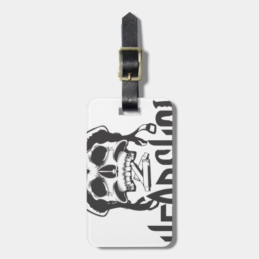 Hoofdschot Bagagelabel (Voorkant verticaal)