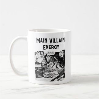 Hoofdschurk Energie Retro Vampier Comic Koffiemok