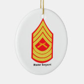 Hoofdsergeant Keramisch Ornament (Rechts)