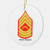 Hoofdsergeant Keramisch Ornament (Links)