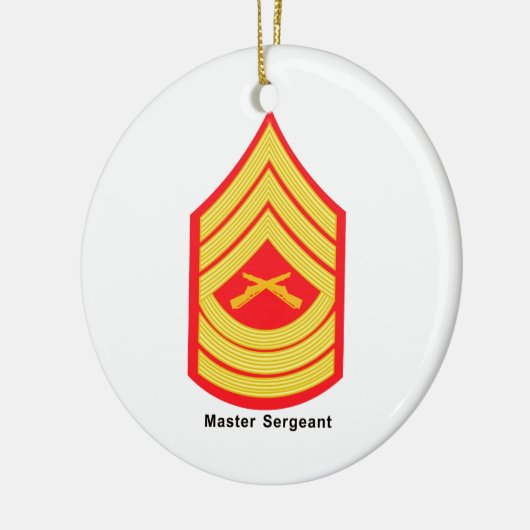 Hoofdsergeant Keramisch Ornament (Links)
