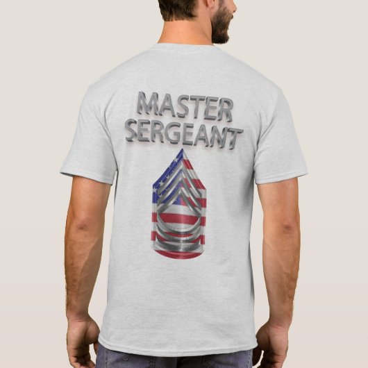 Hoofdsersergeant Douane Rank T-shirt (Achterkant)