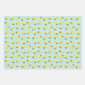 Hoofdsqueeze Citroen Cadeauverpakking Inpakpapier Vel (Voorkant)