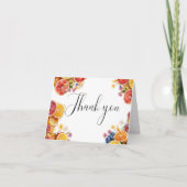 Hoofdsqueeze Citrus Bruidsmeest Dankkaart Bedankkaart (Voorkant)