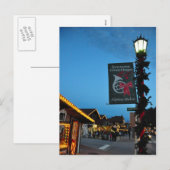 HoofdSt Alpien Helen GA van Kerstmis Briefkaart (Voorkant / Achterkant)