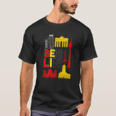 Hoofdstad Berlijn van Duitsland T-shirt (Voorkant)