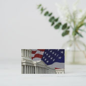 Hoofdstad en vlag van de Verenigde Staten Visitekaartje (Staand voorkant)