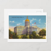  hoofdstad in Atlanta, Georgia Briefkaart (Voorkant / Achterkant)