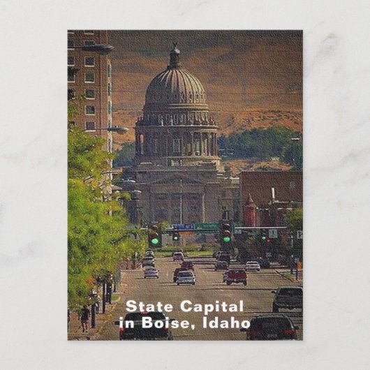 Hoofdstad in Boise, Idaho Briefkaart (Voorkant)