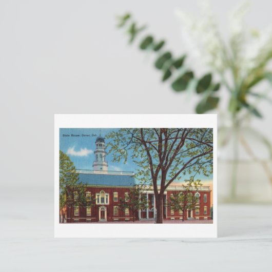  hoofdstad in Dover, Delaware Briefkaart (Staand voorkant)