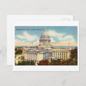  hoofdstad in Madison, Wisconsin Briefkaart (Voorkant / Achterkant)