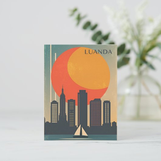  hoofdstad Luanda Angola Briefkaart (Staand voorkant)