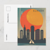  hoofdstad Luanda Angola Briefkaart (Voorkant / Achterkant)