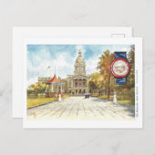  hoofdstad Nebraska met Seal Briefkaart (Voorkant / Achterkant)