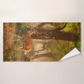 Hoofdstad of foetus, as, gespikkelde drogers of ax badhanddoek (Badhanddoek)